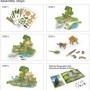 National Geographic Puzzle 3D si brosura 36 pagini Padure amazoniana 67 piese